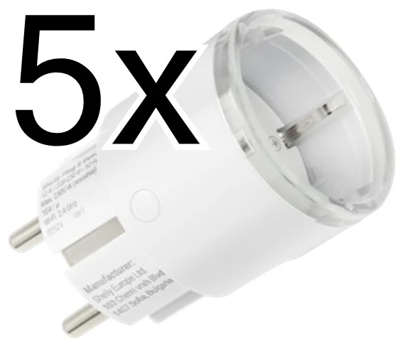 5 x Fjärrplug
