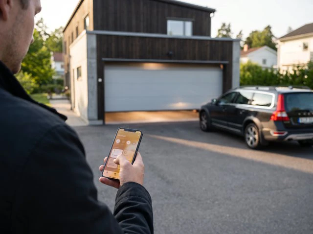Styrning av garageport - Bild 11