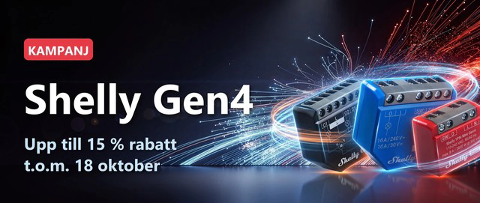 Shelly Gen4 – upp till 15 % rabatt